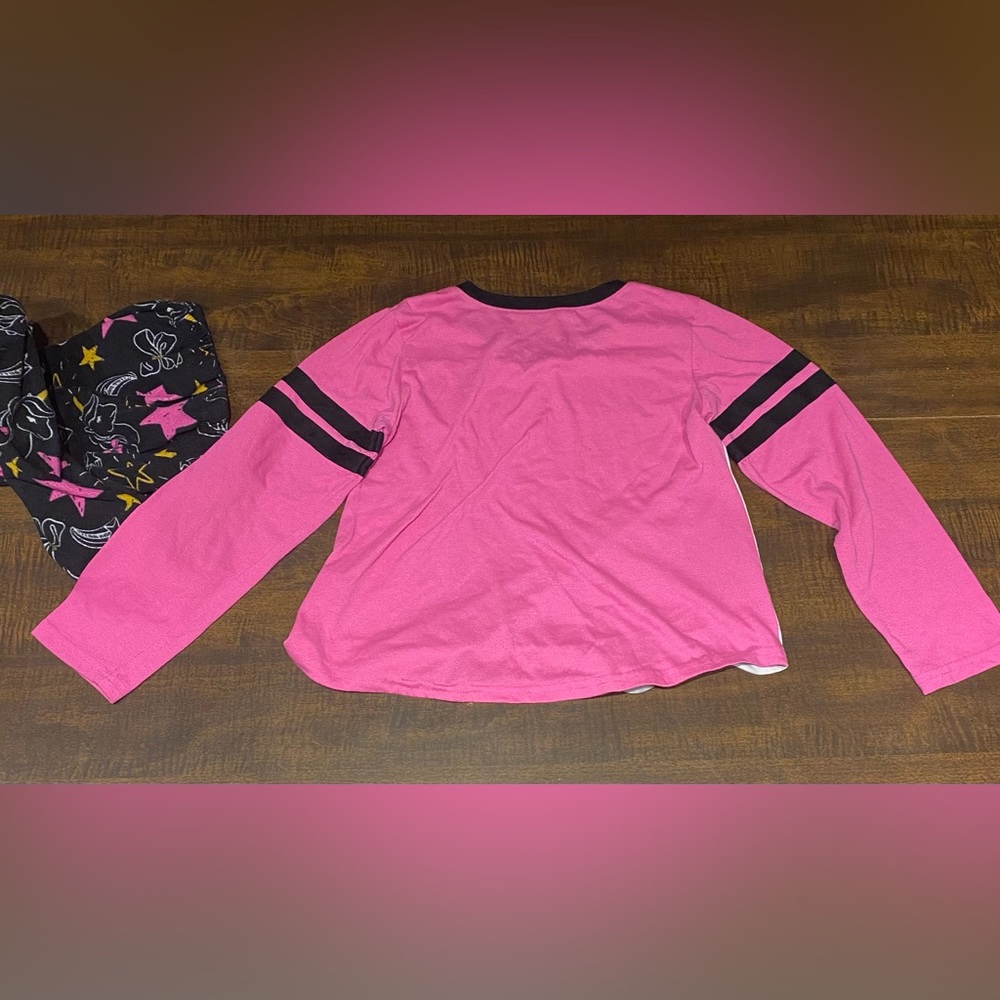 Jojo Siwa Nickelodeon two piece long sleeve pajama set - Picture 4 of 6